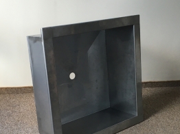 Brodzik z blachy nierdzewnej 800x800x300 mm